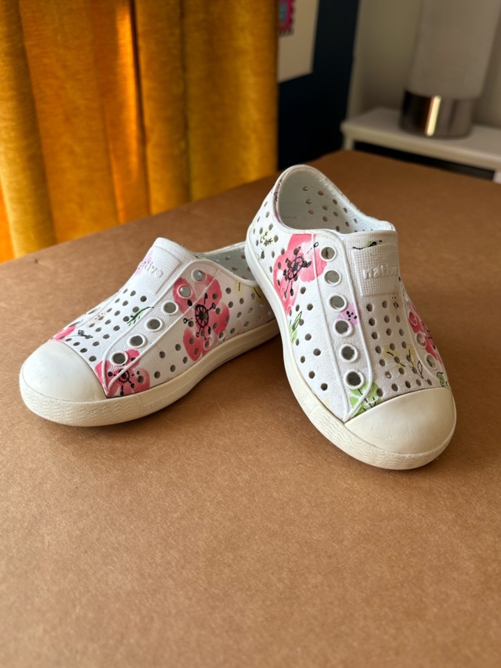 Baby girls Native shoes size 5 water safe